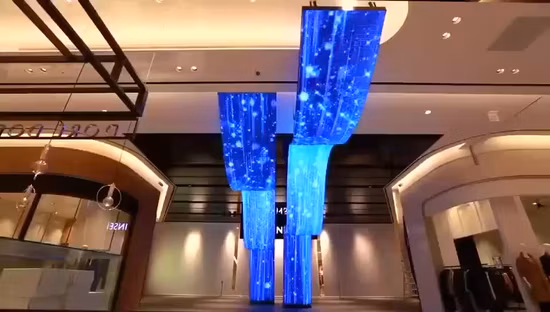 Indoor Full Color Advertising P2 P2.5 P3 P4 Curved Round Circular Curve Convex Flexible Module LED Video Wall Display Screen
