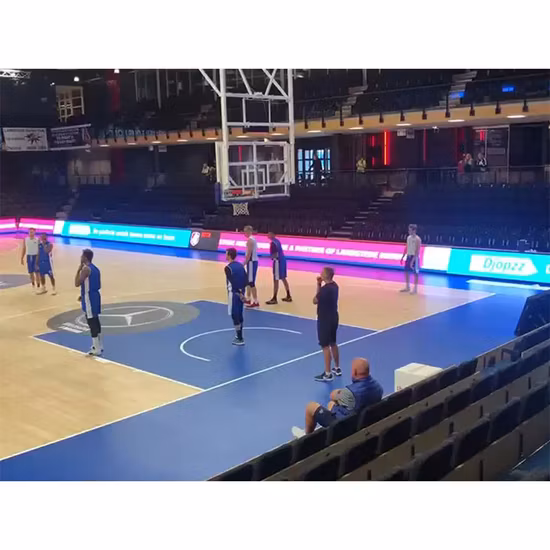 Panneau mural vidéo extérieur polychrome P4, électronique, numérique, terrain de basket-ball, tableau de bord sportif, grand écran vidéo étanche à affichage LED